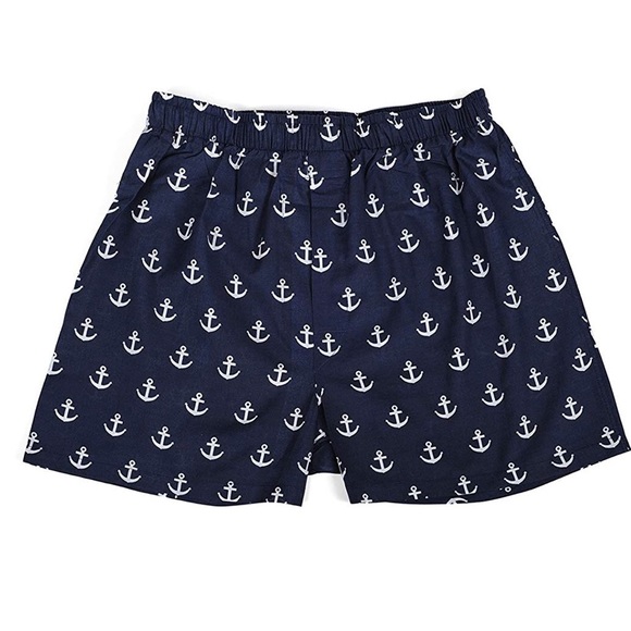 Malabar Bay Other - NWT Malabar Bay Men’s Anchor Navy Boxer Shorts